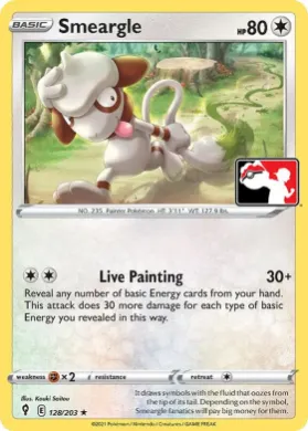 Smeargle ( 128/203) Play! Pokémon Prize Pack Series One