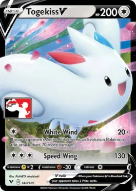 Togekiss V ( 140/185) Play! Pokémon Prize Pack Series One