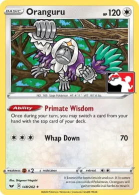 Oranguru ( 148/202) Play! Pokémon Prize Pack Series One