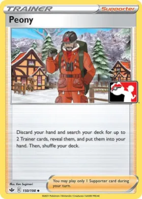 Peony ( 150/198) Play! Pokémon Prize Pack Series One