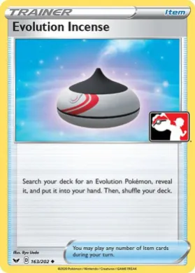 Evolution Incense ( 163/202) Play! Pokémon Prize Pack Series One