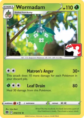 Wormadam ( 010/172) Play! Pokémon Prize Pack Series Two