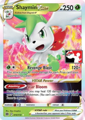 Shaymin VSTAR ( 014/172) Play! Pokémon Prize Pack Series Two