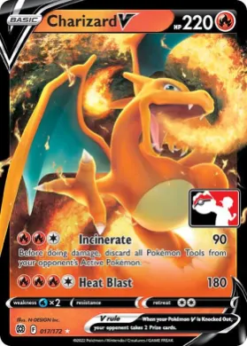 Charizard V ( 017/172) Play! Pokémon Prize Pack Series Two