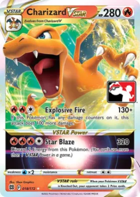 Charizard VSTAR ( 018/172) Play! Pokémon Prize Pack Series Two