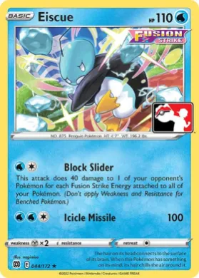 Eiscue ( 044/172) Play! Pokémon Prize Pack Series Two