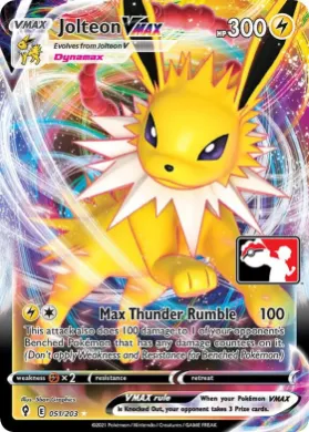 Jolteon VMAX ( 051/203) Play! Pokémon Prize Pack Series Two