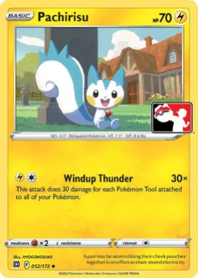 Pachirisu ( 052/172) Play! Pokémon Prize Pack Series Two