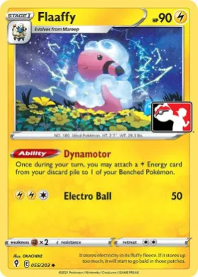 Flaaffy ( 055/203) Play! Pokémon Prize Pack Series Two