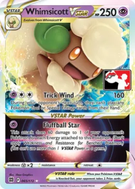 Whimsicott VSTAR ( 065/172) Play! Pokémon Prize Pack Series Two