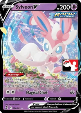 Sylveon V ( 074/203) Play! Pokémon Prize Pack Series Two