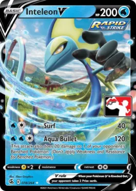 Inteleon V ( 078/264) Play! Pokémon Prize Pack Series Two
