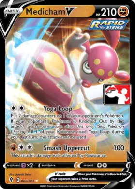 Medicham V ( 083/203) Play! Pokémon Prize Pack Series Two