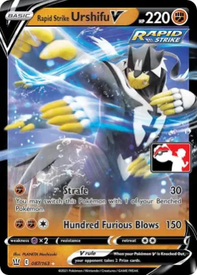 Rapid Strike Urshifu V ( 087/163) Play! Pokémon Prize Pack Series Two
