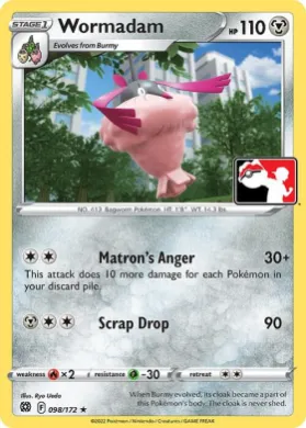 Wormadam ( 098/172) Play! Pokémon Prize Pack Series Two
