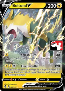 Boltund V ( 103/264) Play! Pokémon Prize Pack Series Two