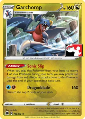 Garchomp ( 109/172) Play! Pokémon Prize Pack Series Two