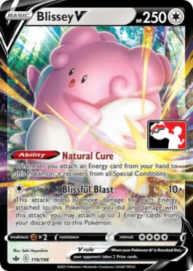 Blissey V ( 119/198) Play! Pokémon Prize Pack Series Two