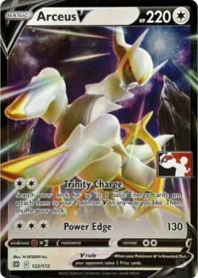 Arceus V ( 122/172) Play! Pokémon Prize Pack Series Two