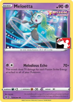 Meloetta ( 124/264) Play! Pokémon Prize Pack Series Two
