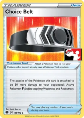 Choice Belt ( 135/172) Play! Pokémon Prize Pack Series Two
