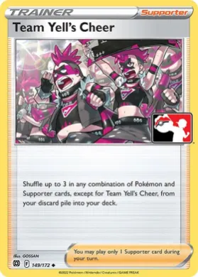 Team Yell's Cheer ( 149/172) Play! Pokémon Prize Pack Series Two