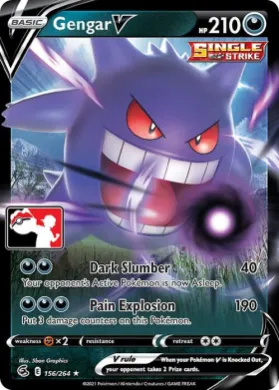 Gengar V ( 156/264) Play! Pokémon Prize Pack Series Two