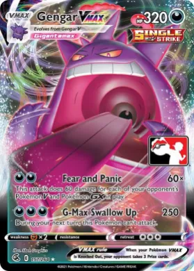Gengar VMAX ( 157/264) Play! Pokémon Prize Pack Series Two
