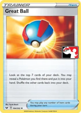 Great Ball ( 164/202) Play! Pokémon Prize Pack Series Two