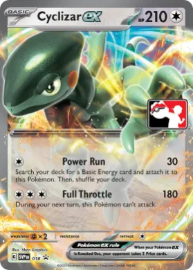 Cyclizar ex ( 018) Play! Pokémon Prize Pack Series Three