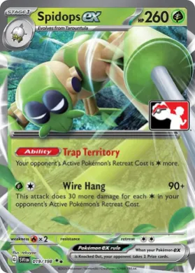 Spidops ex ( 019/198) Play! Pokémon Prize Pack Series Three