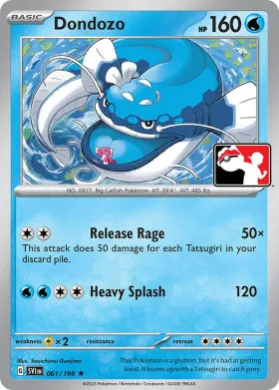 Dondozo ( 061/198) Play! Pokémon Prize Pack Series Three