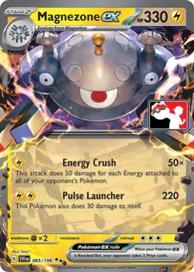 Magnezone ex ( 065/198) Play! Pokémon Prize Pack Series Three