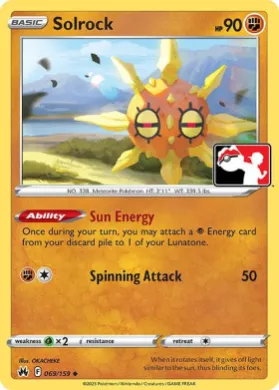 Solrock ( 069/159) Play! Pokémon Prize Pack Series Three