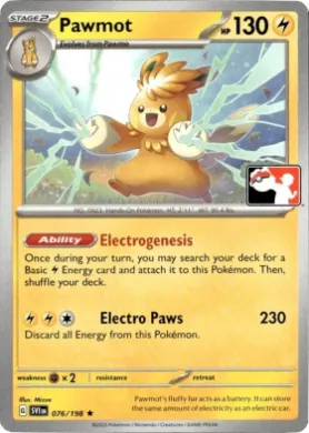 Pawmot ( 076/198) Play! Pokémon Prize Pack Series Three