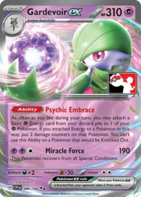 Gardevoir ex ( 086/198) Play! Pokémon Prize Pack Series Three