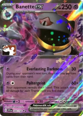 Banette ex ( 088/198) Play! Pokémon Prize Pack Series Three