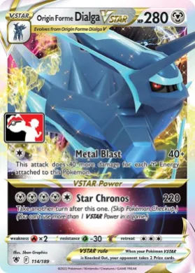 Origin Forme Dialga VSTAR ( 114/189) Play! Pokémon Prize Pack Series Three