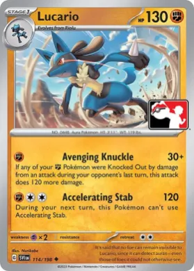 Lucario ( 114/198) Play! Pokémon Prize Pack Series Three