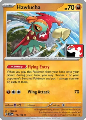 Hawlucha ( 118/198) Play! Pokémon Prize Pack Series Three