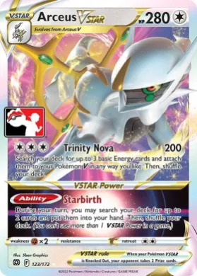 Arceus VSTAR ( 123/172) Play! Pokémon Prize Pack Series Three