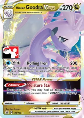 Hisuian Goodra VSTAR ( 136/196) Play! Pokémon Prize Pack Series Three