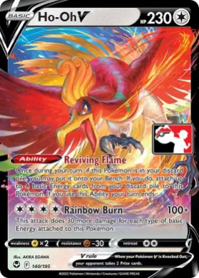 Ho-Oh V ( 140/195) Play! Pokémon Prize Pack Series Three