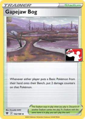 Gapejaw Bog ( 142/189) Play! Pokémon Prize Pack Series Three