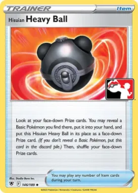 Hisuian Heavy Ball ( 146/189) Play! Pokémon Prize Pack Series Three