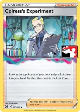 Colress's Experiment ( 155/196) Play! Pokémon Prize Pack Series Three