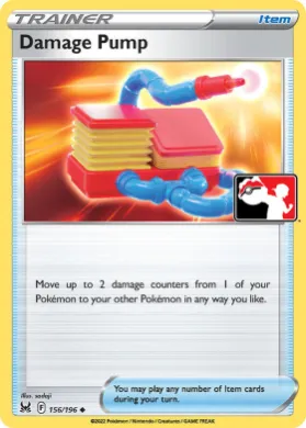 Damage Pump ( 156/196) Play! Pokémon Prize Pack Series Three