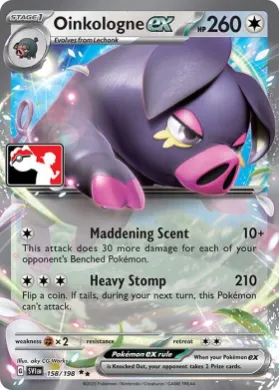 Oinkologne ex ( 158/198) Play! Pokémon Prize Pack Series Three