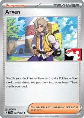 Arven ( 166/198) Play! Pokémon Prize Pack Series Three