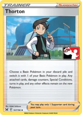 Thorton ( 167/196) Play! Pokémon Prize Pack Series Three